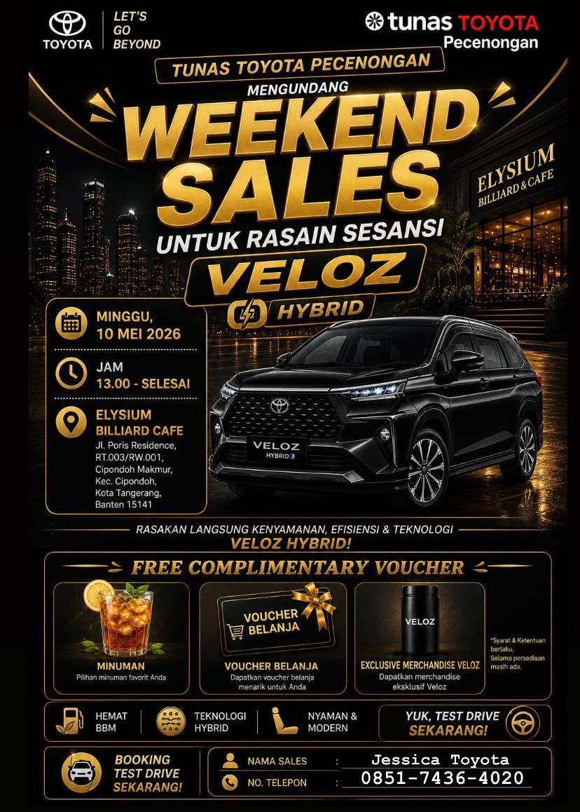 Promo Mobil Toyota Jakarta | Dealer Tunas Toyota Pecenongan Jakarta